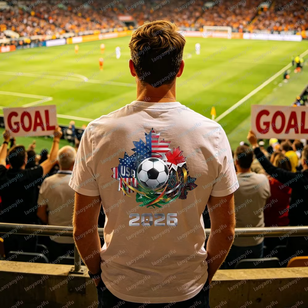 T-shirt de football Amérique du Nord 2026 pour hommes et femmes – Drapeau USA