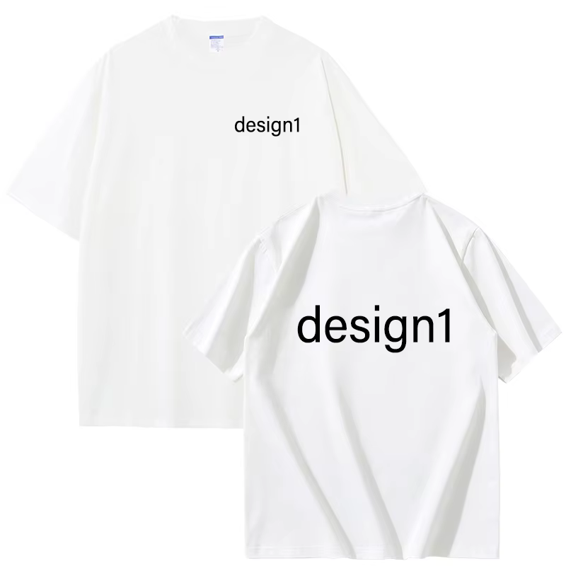 T-shirts en coton imprimés personnalisables