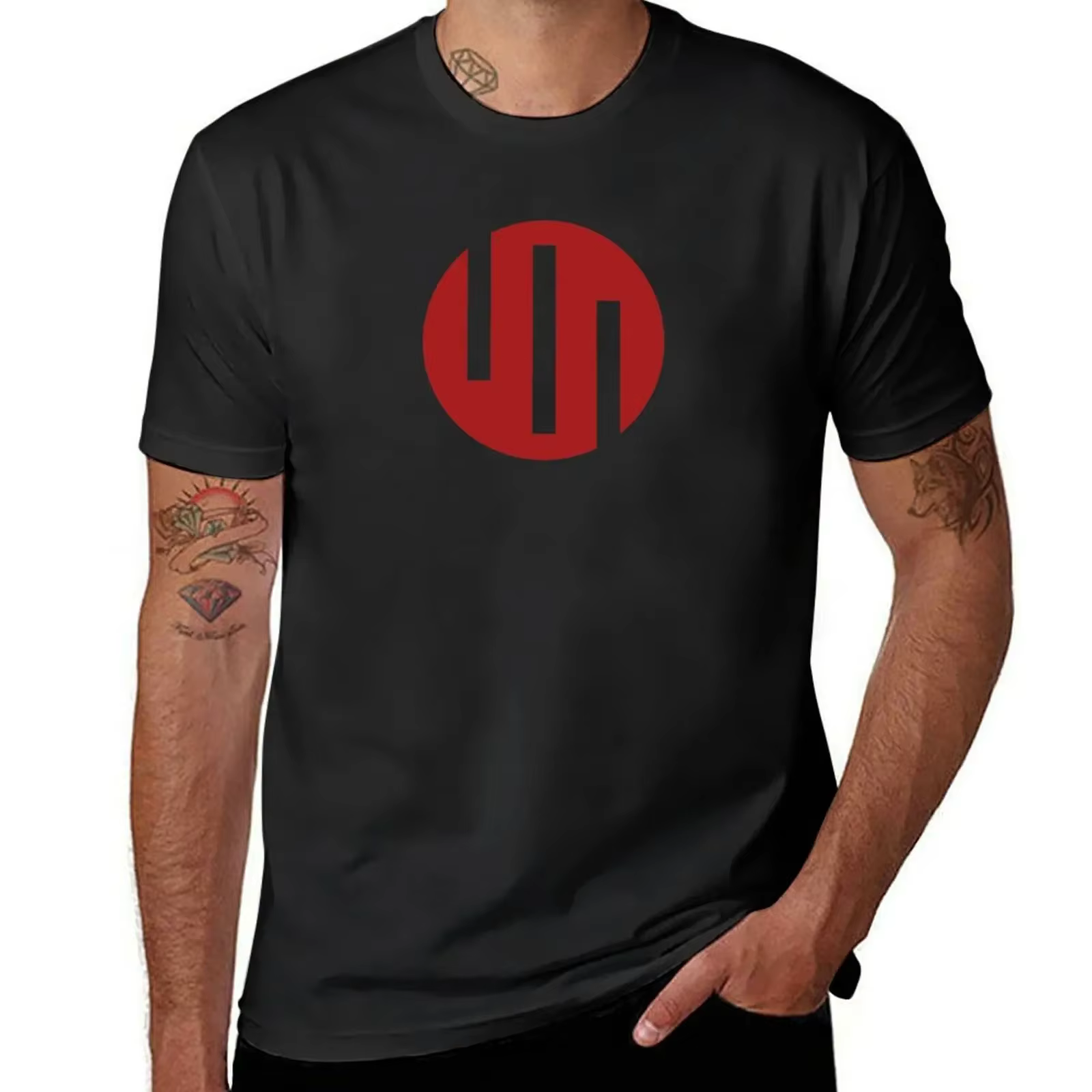 T-Shirt avec Logo Invisible ThLeurs g pour Homme et Garçon