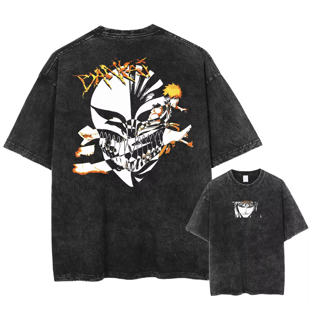 BLEACH Manga T-shirt graphique Zaraki Kenpachi imprimé