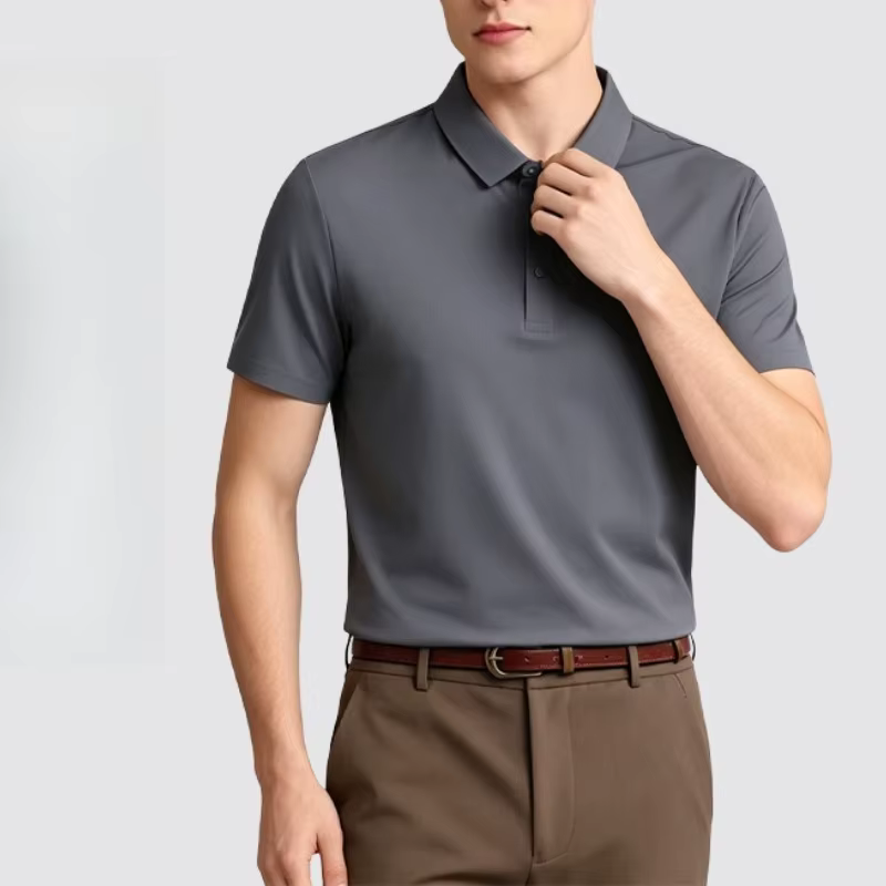 Polo fin pour homme, personnalisé