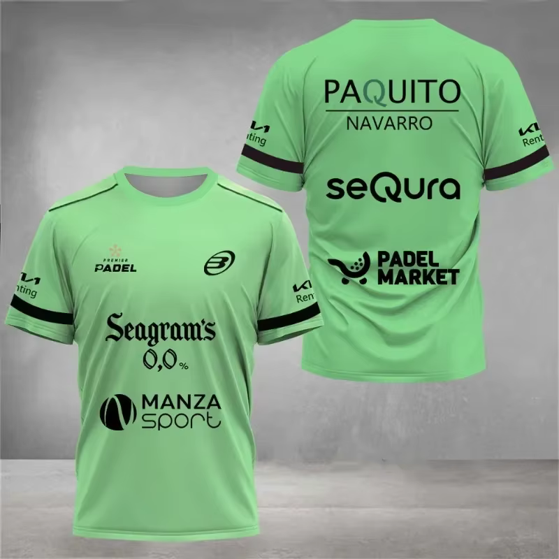 Offre spéciale en été T-shirts de sport de badminton pour jeunes hommes et femmes pour l'entraînement sportif en plein air à manches courtes