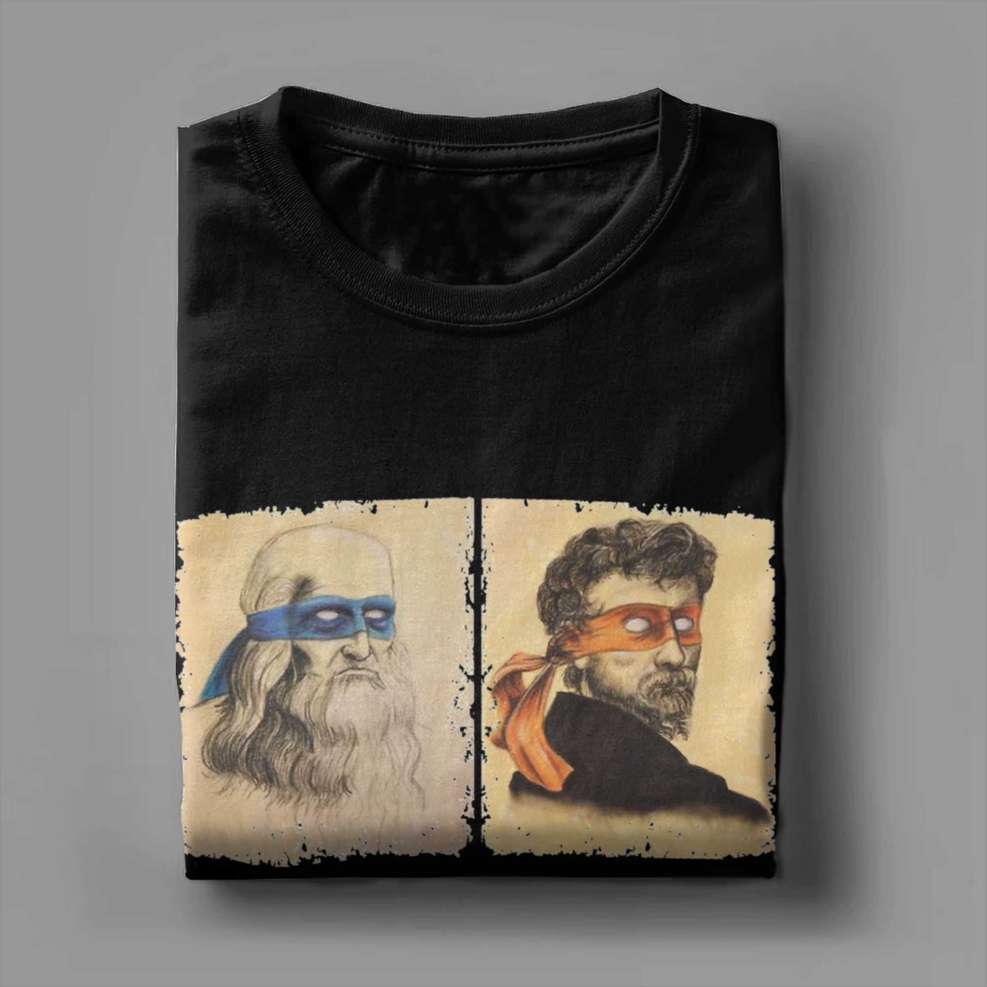 Science tortues T-Shirt hommes pur coton amusant