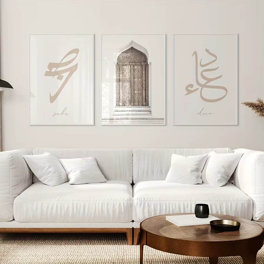 Toile de construction de mosquée islamique