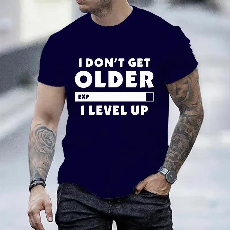 T-shirt décontracté à manches courtes pour hommes
