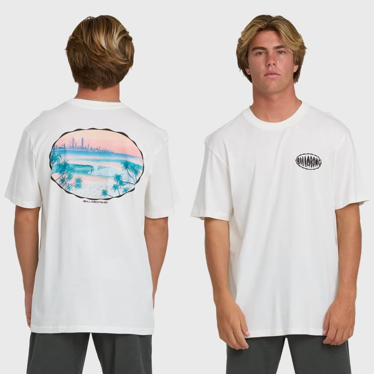 Loner Wave – T-shirt en coton avec motif graphique pour hommes et femmes