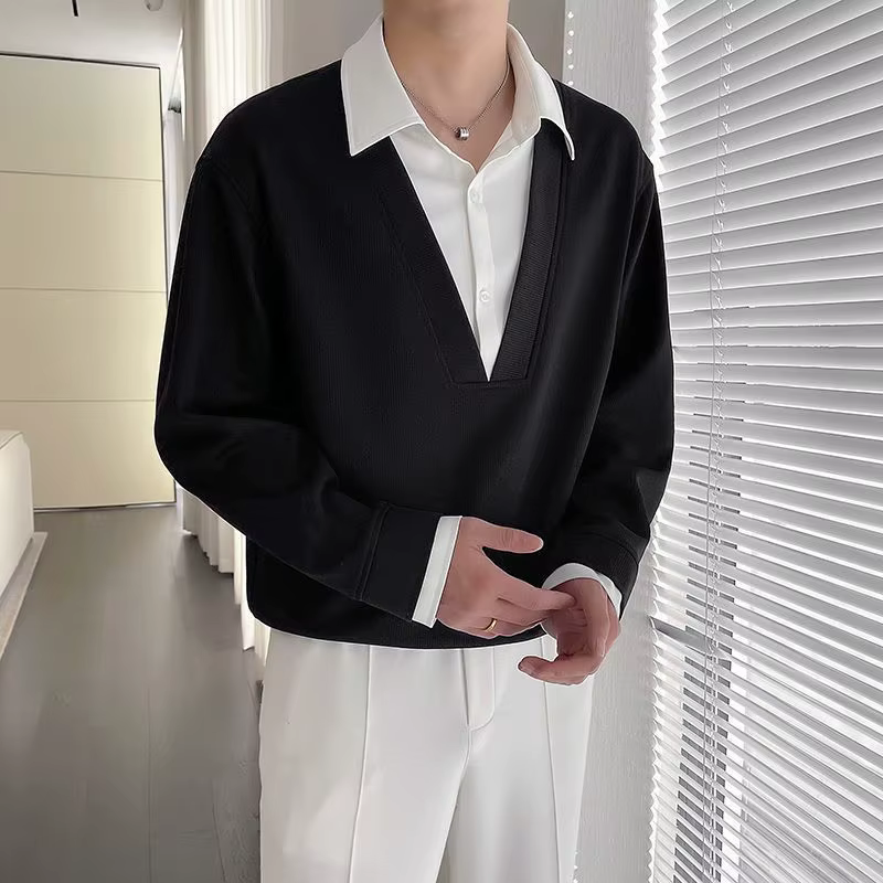 Pull à col roulé pour homme
