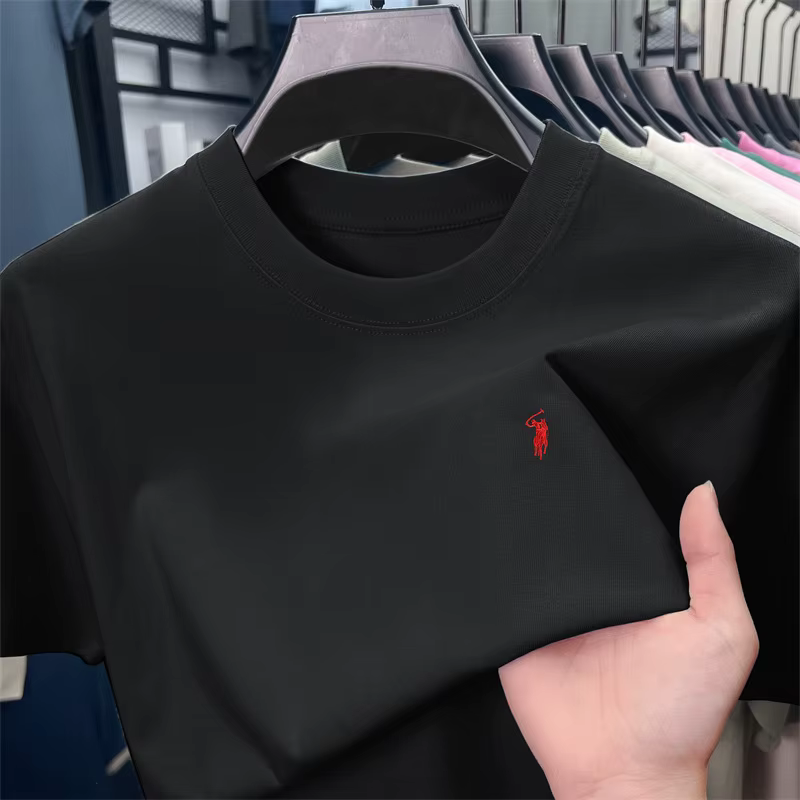 T-shirt homme 100% coton à manches courtes