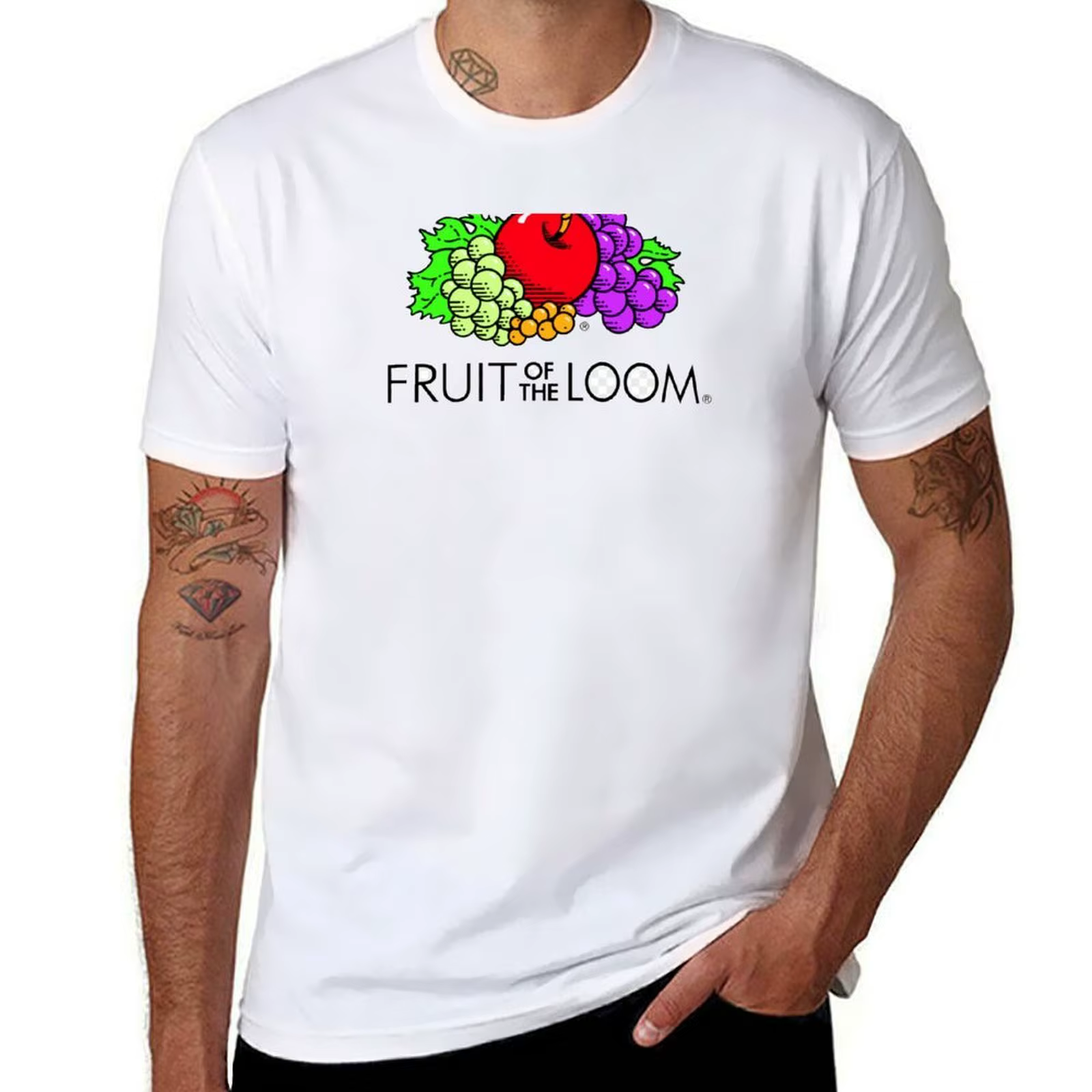 Fruit of The Loom Teeshirt T-Shirt t-shirts pour homme coupe ajustée coton