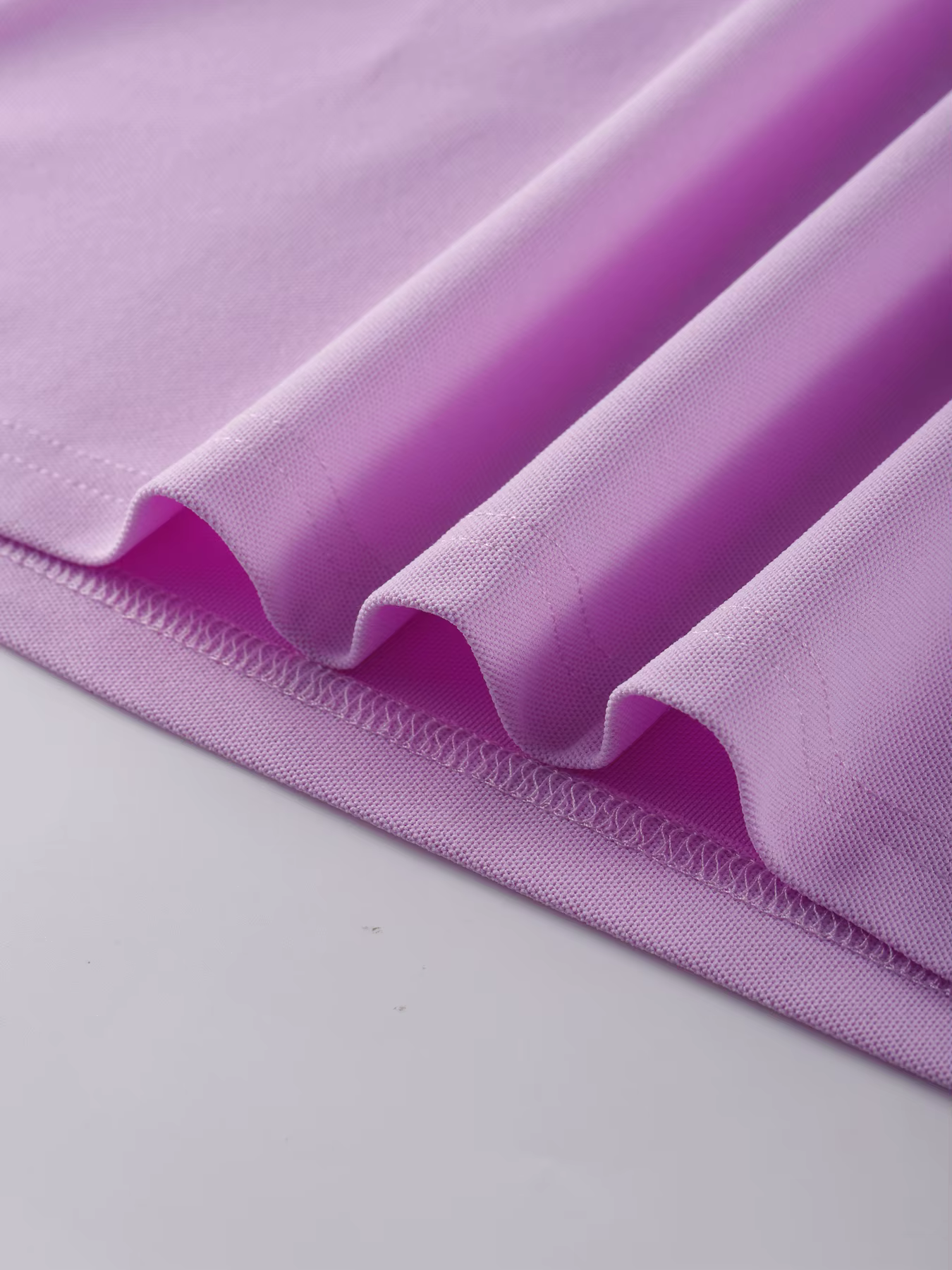 Polo à rayures de couleur unie pour femmes