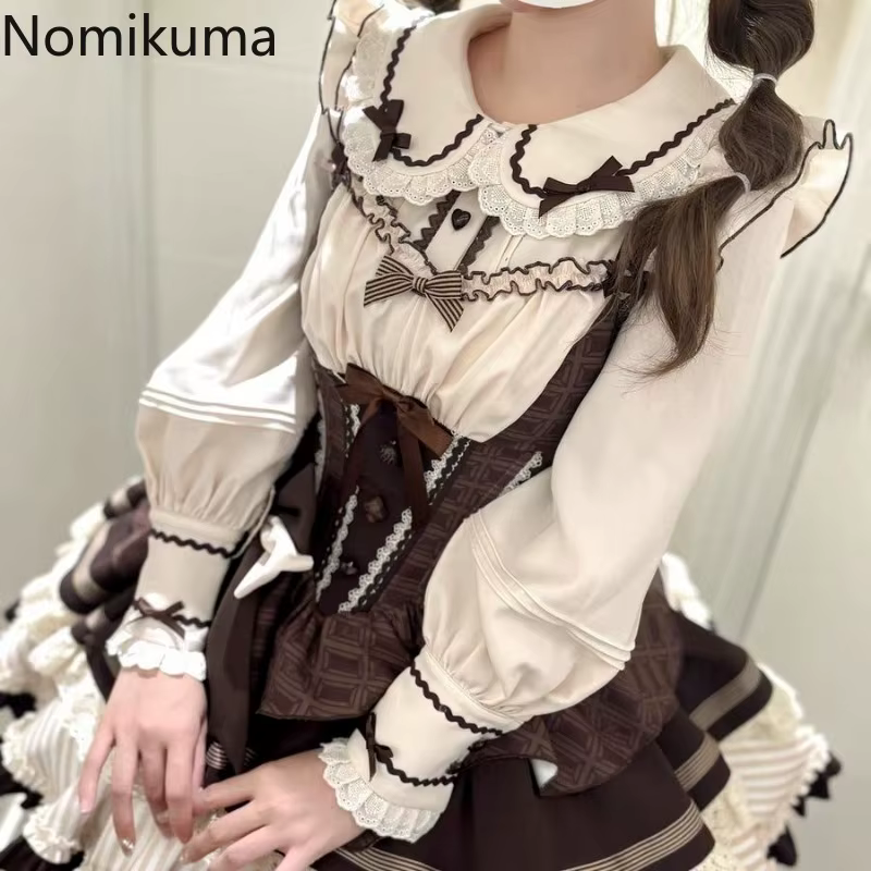Chemisiers pour femmes de style Lolita