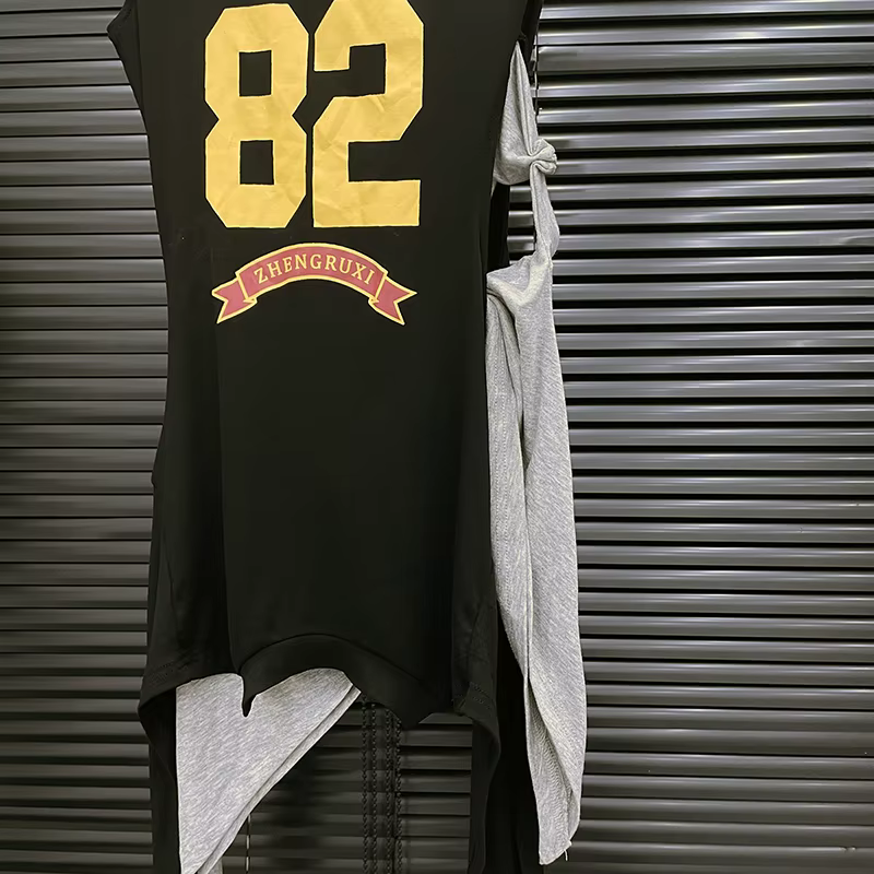 T-shirt décontracté imprimé alertes onale pour femme