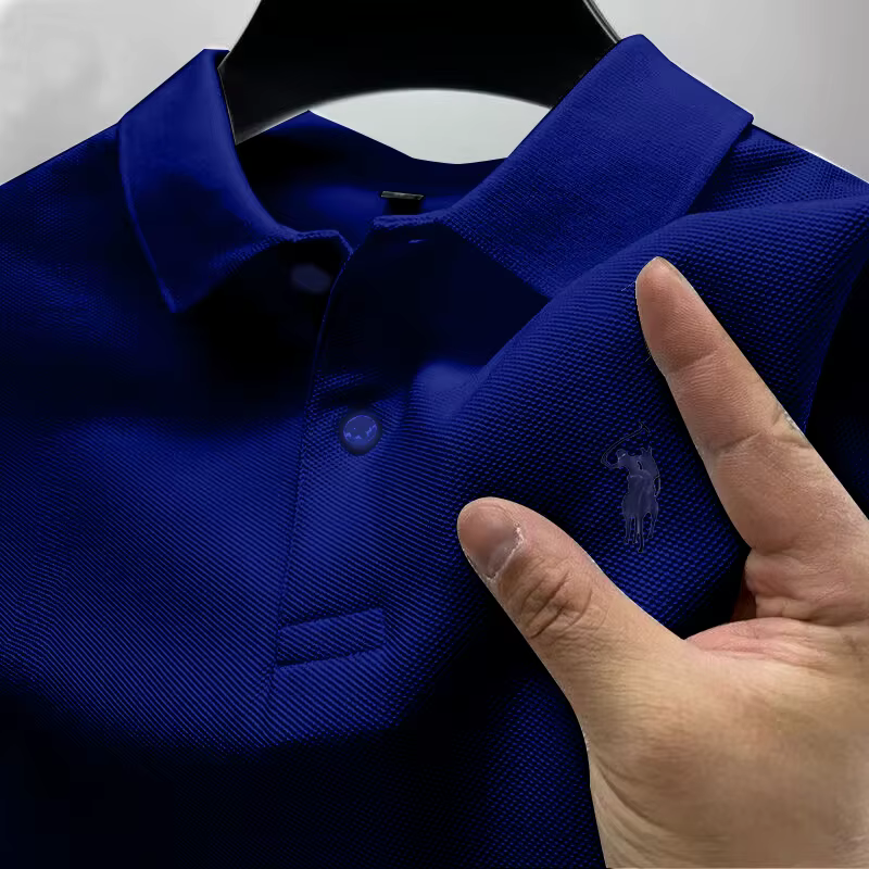Polo homme haut de gamme à manches courtes
