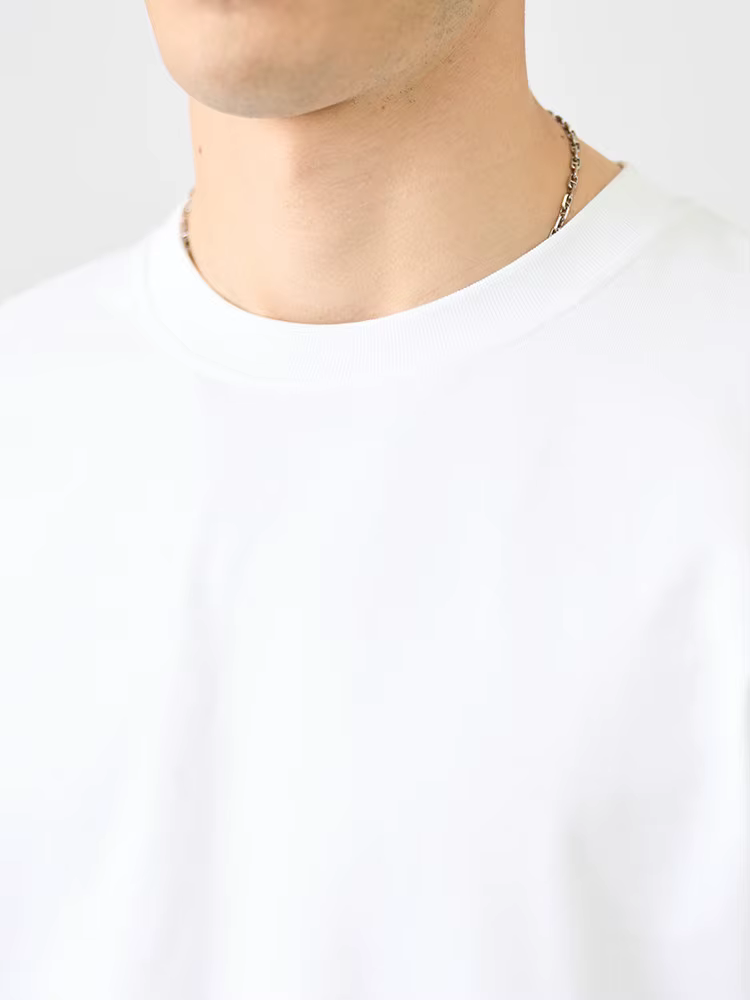 T-shirt en coton noir pour homme