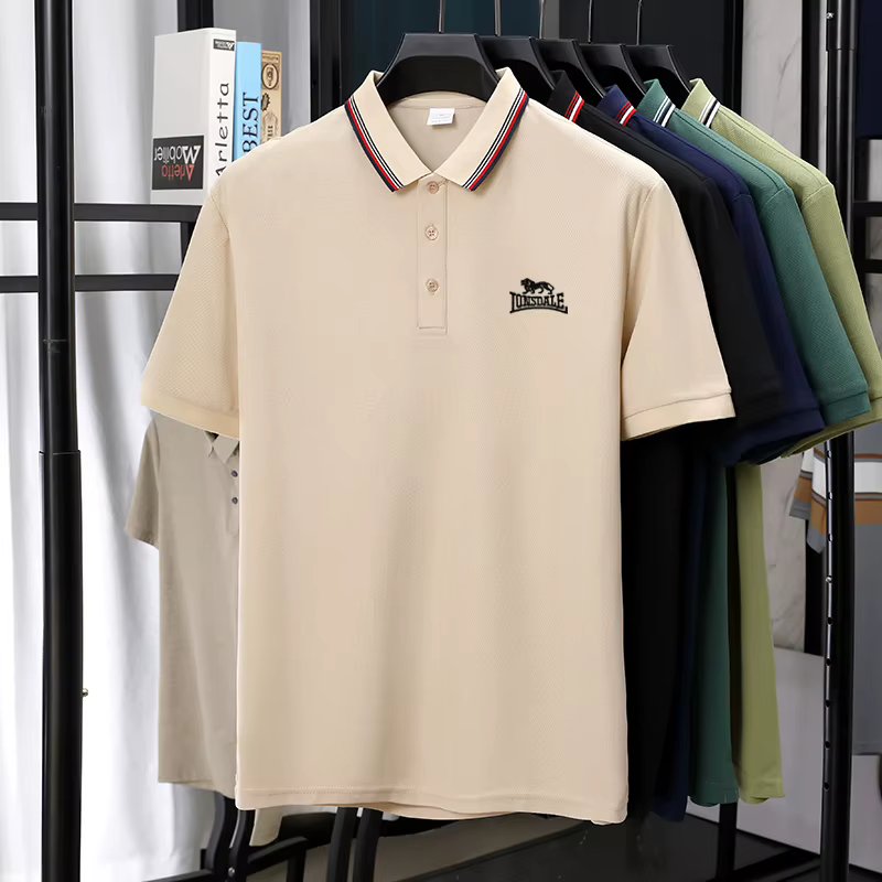 Polo brodé pour homme EUR