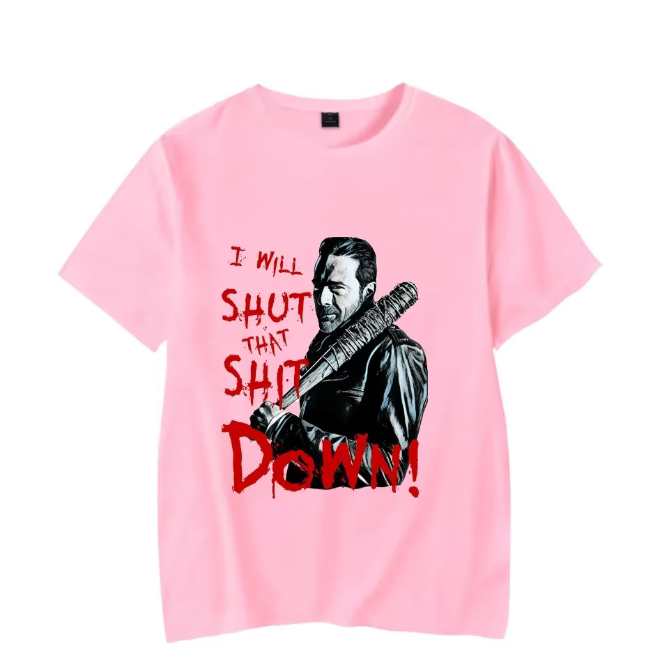The Walking Dead t-shirt été Cool à manches courtes unisexe mode ample