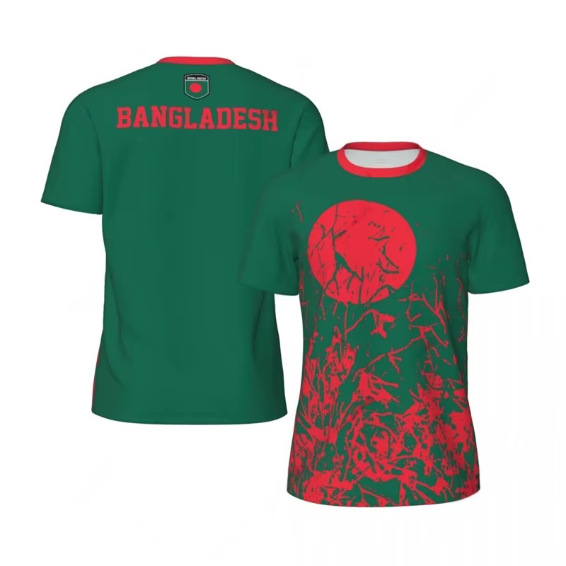 T-shirt de sport imprimé en 3D pour homme