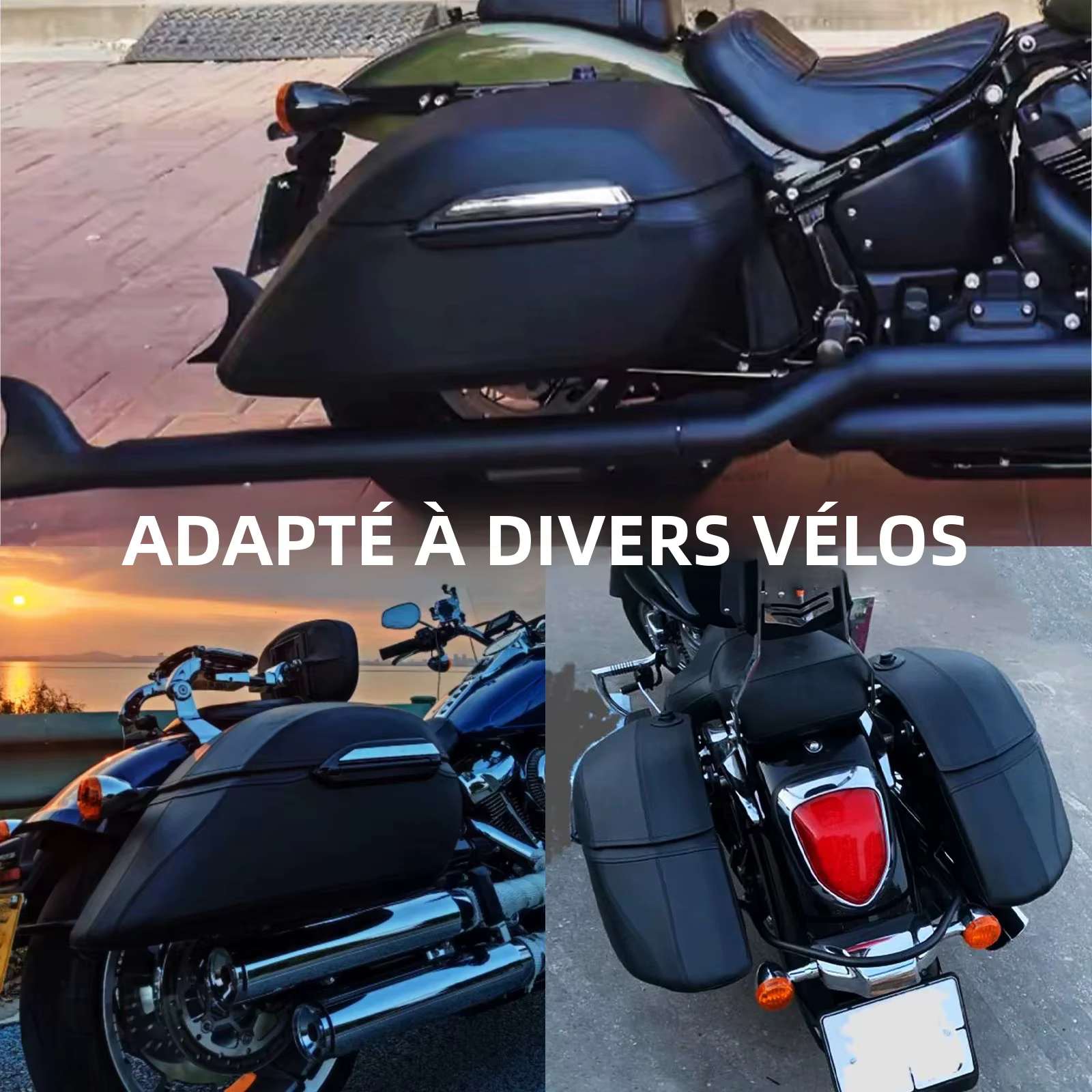 Sacs rigides pour moto