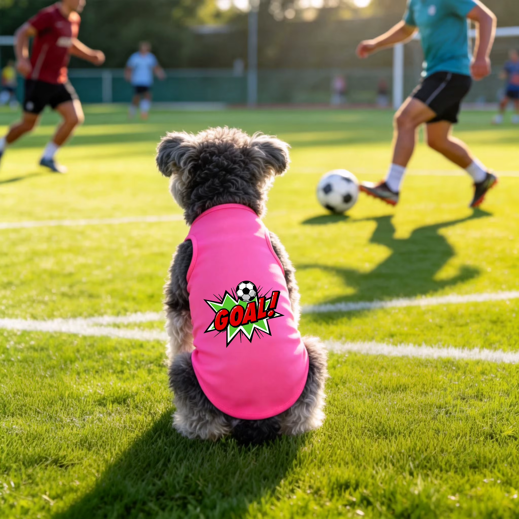 T-shirt imprimé Coupe du Monde pour chien - Des motifs tendance et mignons qui ajoutent de la vitalité à votre