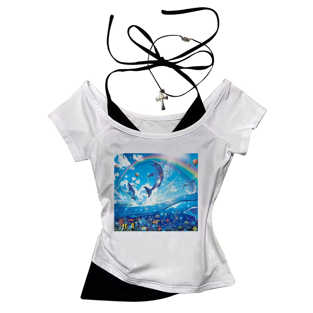 T-shirt Frutiger Aero pour femme