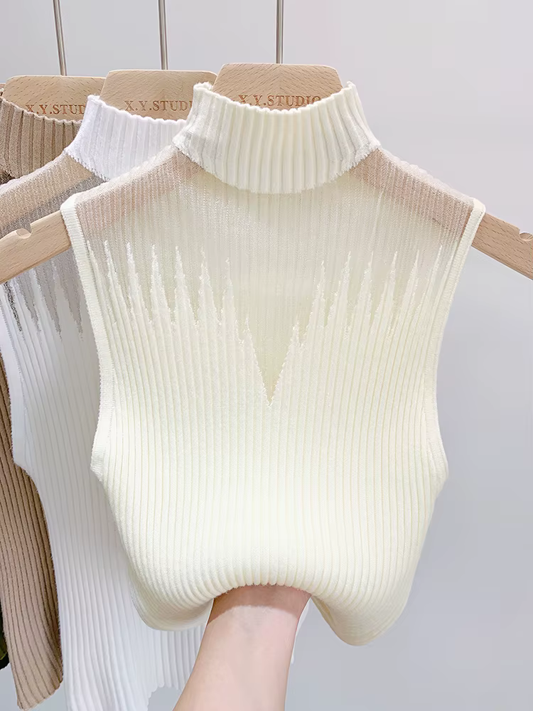 Haut tricoté en maille pour femmes