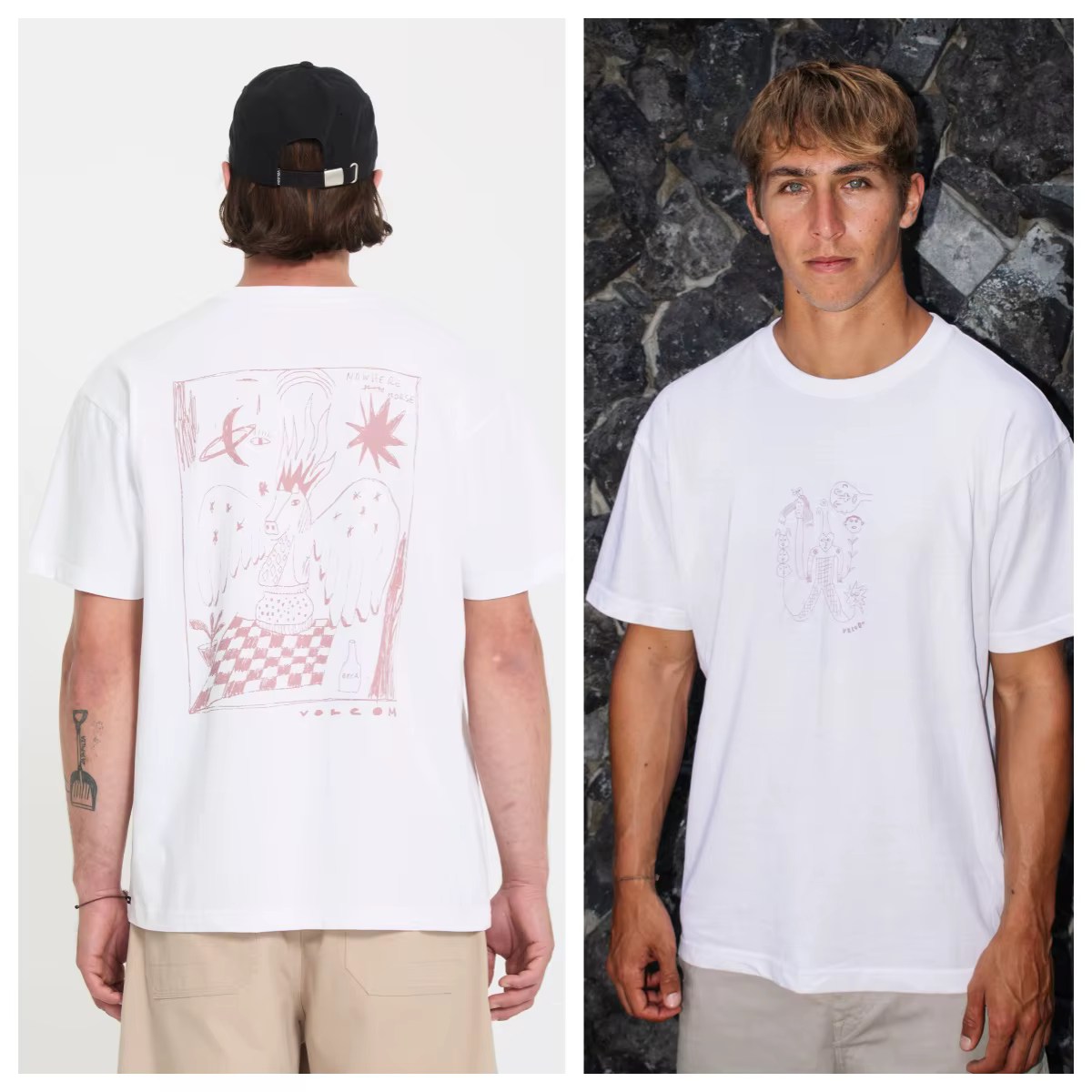 T-shirt graphique unisexe en coton 100% à col rond