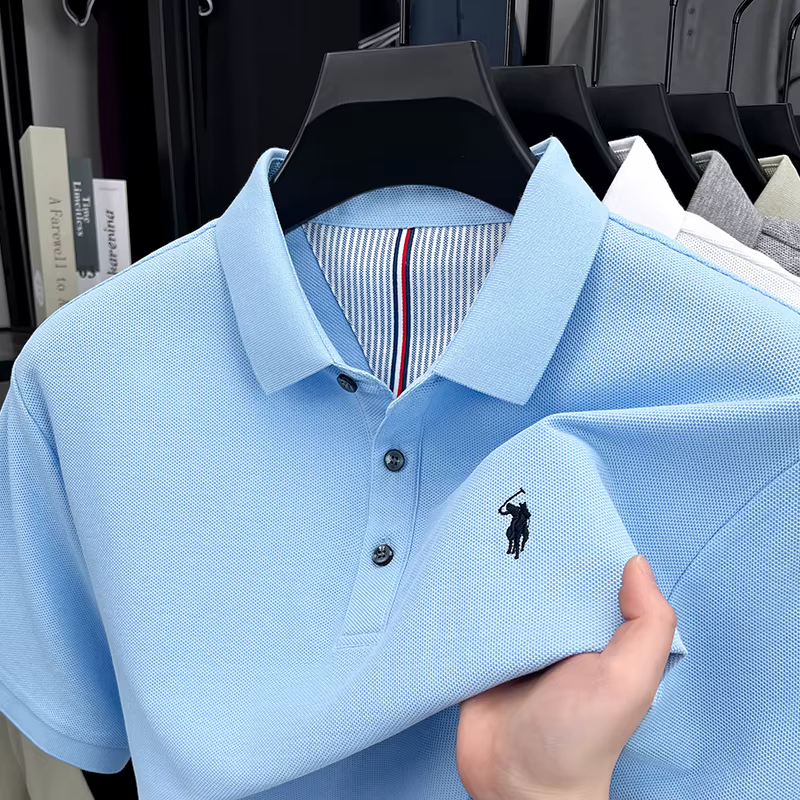 Polo à manches courtes pour homme de marque haut de gamme