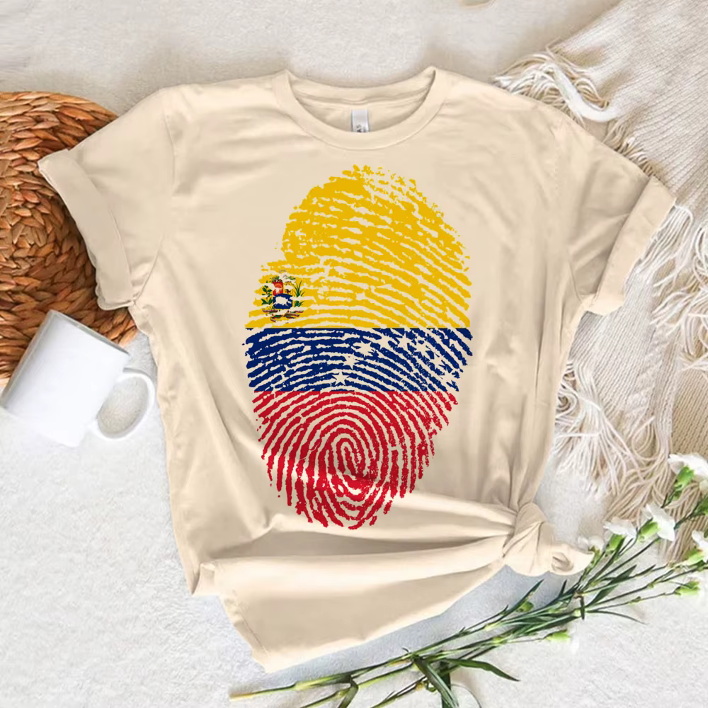 Venezuela t-shirt femmes harajuku style moderne motif t-shirts femme anime vêtements