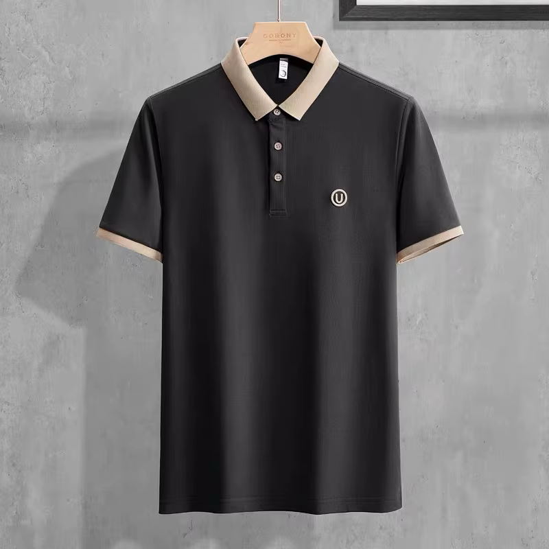 Nouveau Polo Homme Été 2025 de Haute Qualité à Manches Courtes