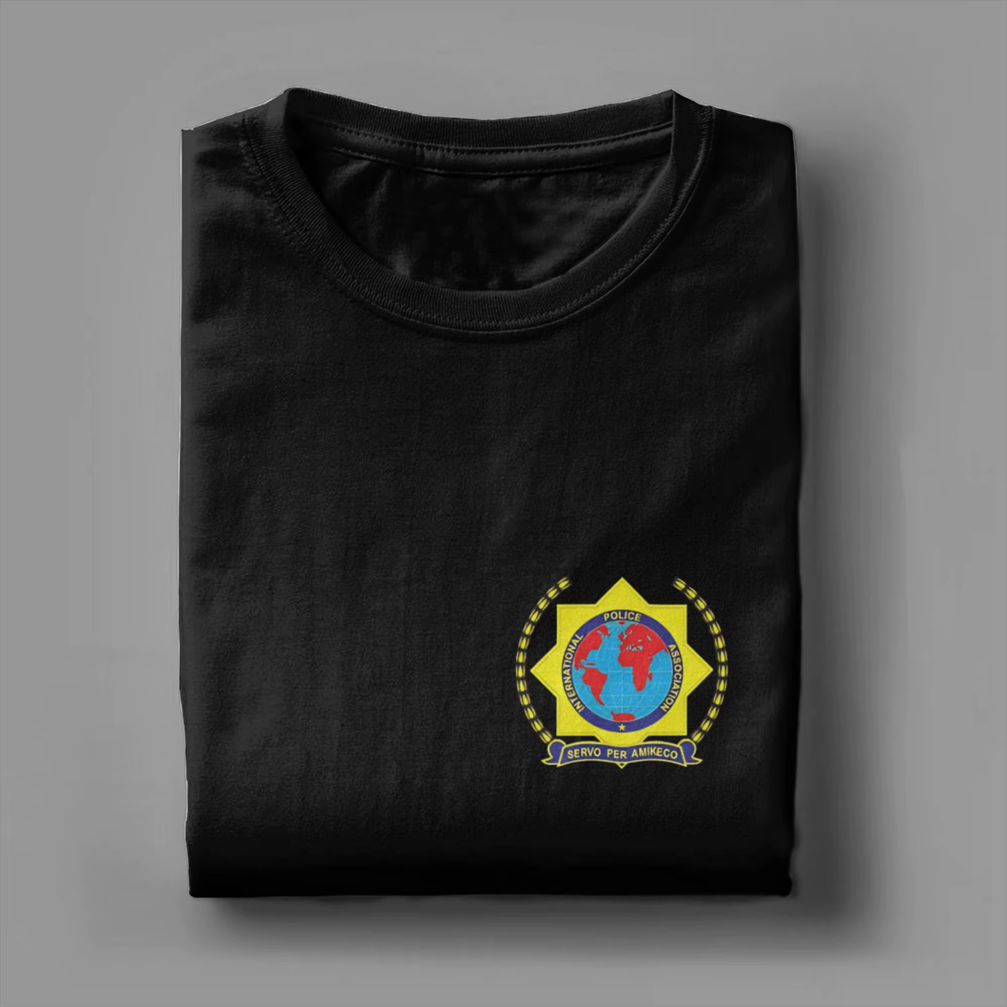 T-shirt vintage d'été de l'International Police Association