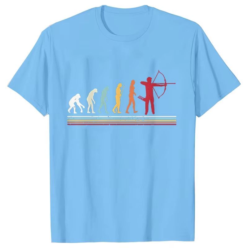 T-shirt évolution tir à l'arc pour hommes