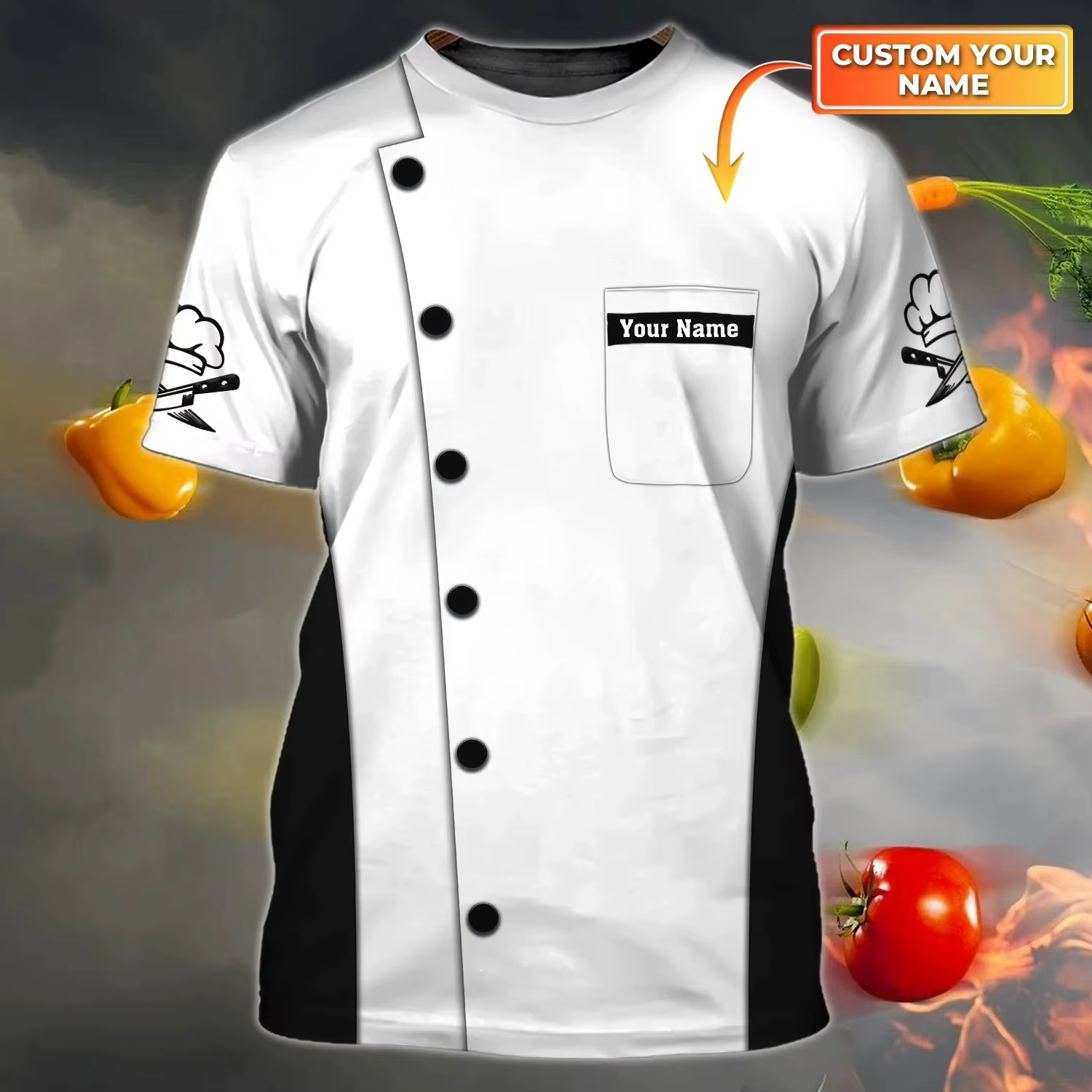 T-shirt unisexe Chef Life