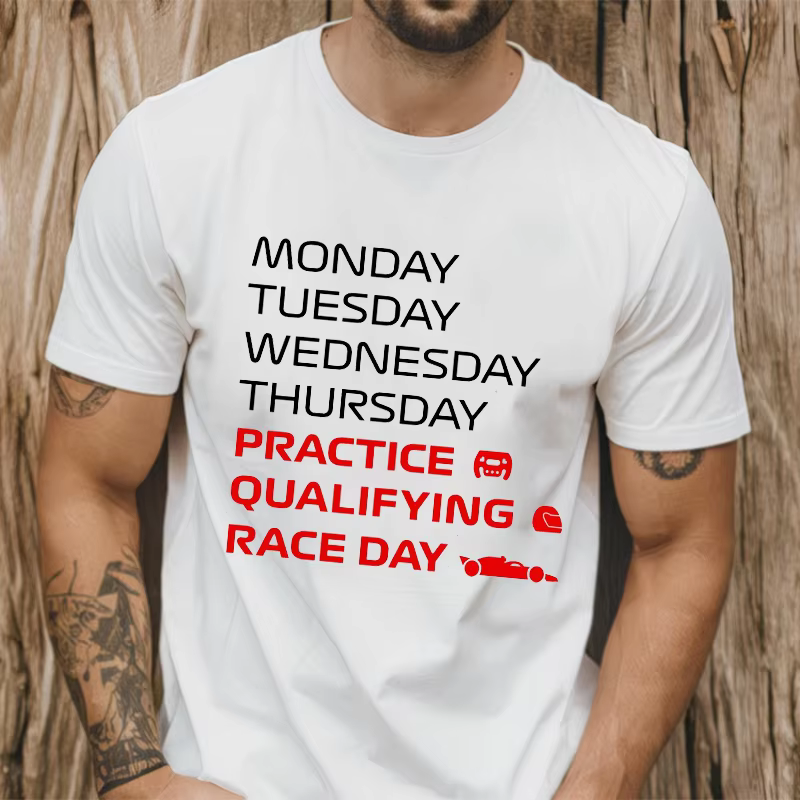 Race Week T-Shirt pour hommes femmes vêtements pratique