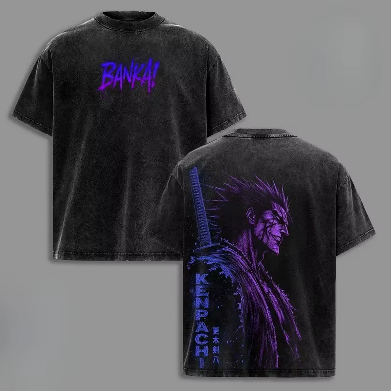 T-shirt Zaraki Kenpachi à imprimé cool