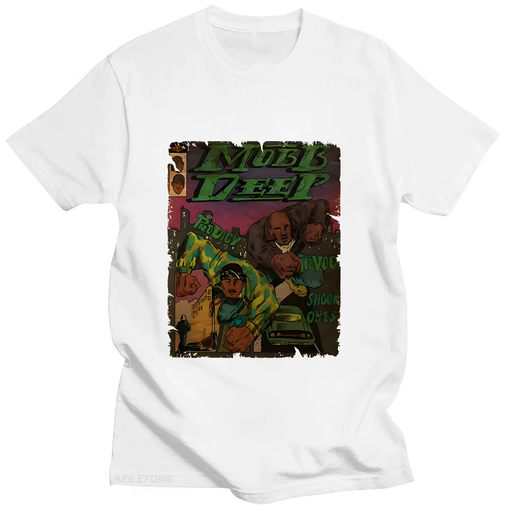 Aature B Deep Graphic Printing Casual Tee-shirt