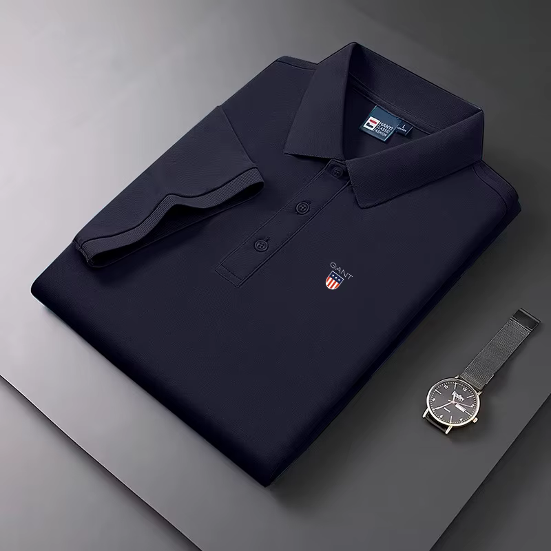 Nouvelle Collection Été 2026 – Polo Homme Anti-boulochage en Maille à Manches Courtes – Style Décontracté et Professionnel Amincissant