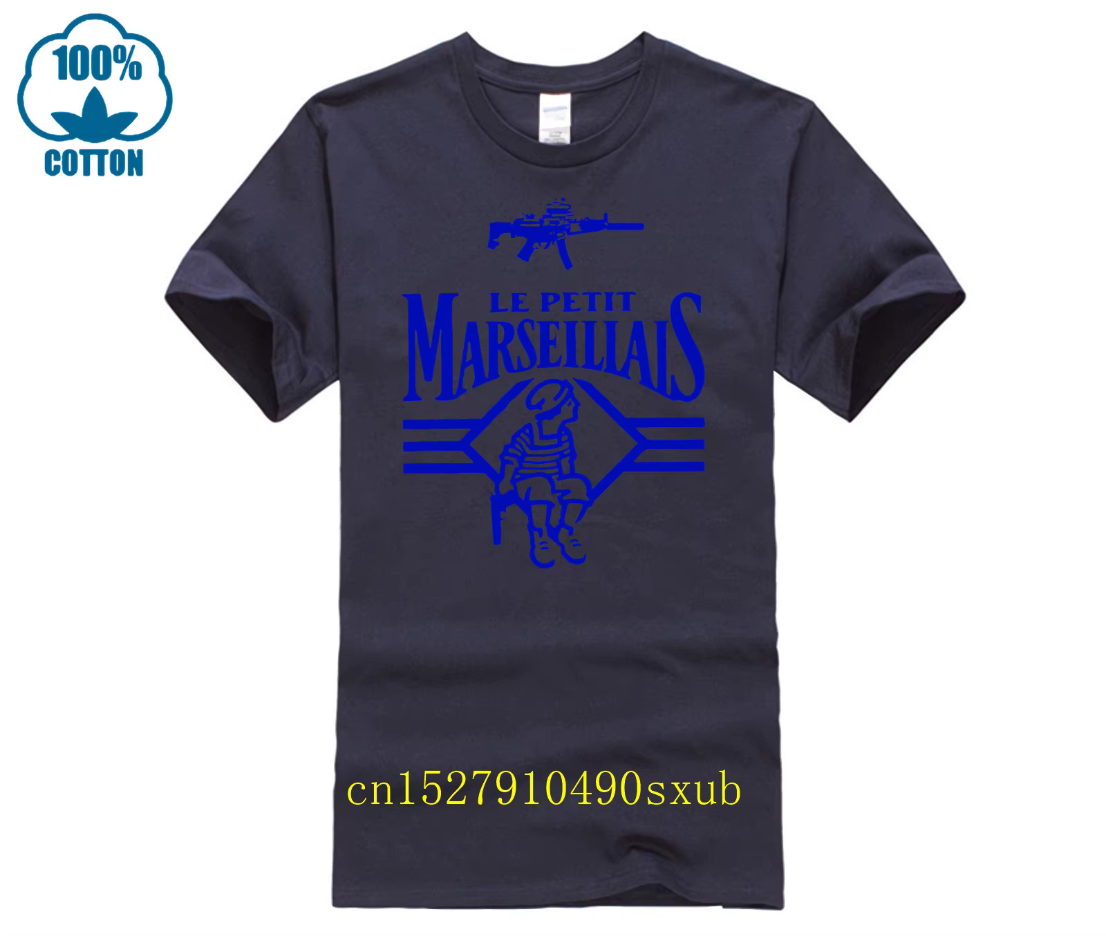 Hommes t-shirt t-shirt lil dangereux Marseille t-shirts homme marque teeshirt hommes été coton t-shirt