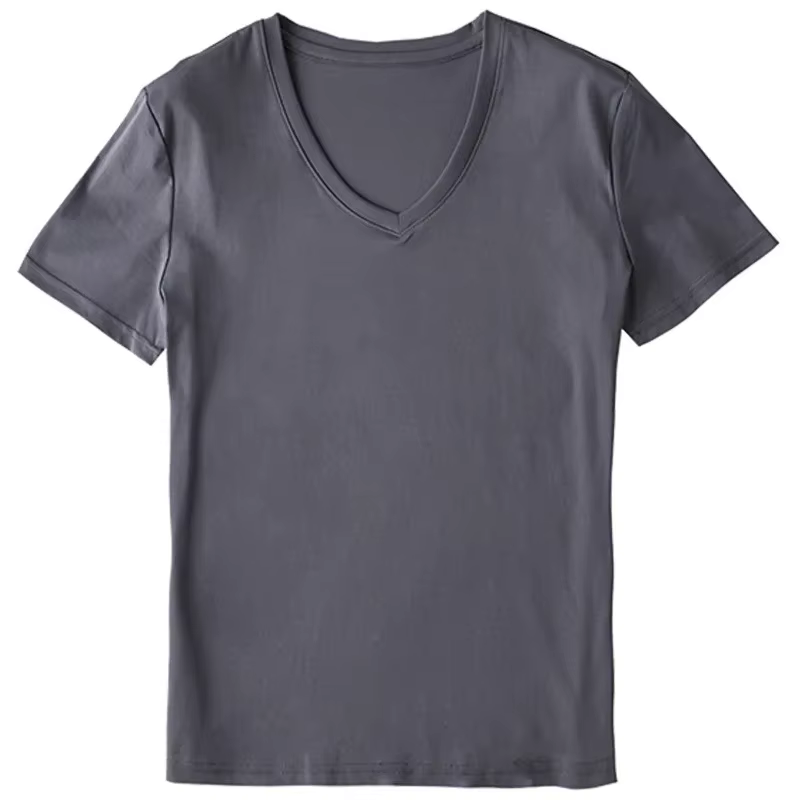 T-shirt Femme en Pur Coton à Manches Courtes