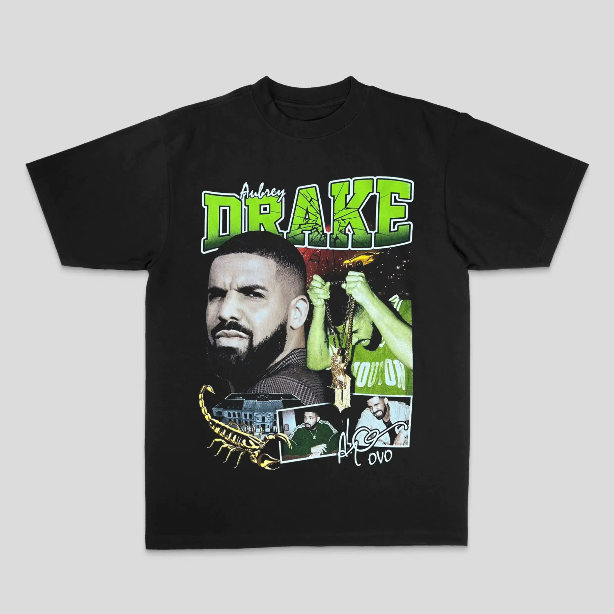 T-shirt Y2K Sportif Décontracté Homme Femme Couple Style Hip-hop et Rap Drake Duck Rock Européen et Américain 2026