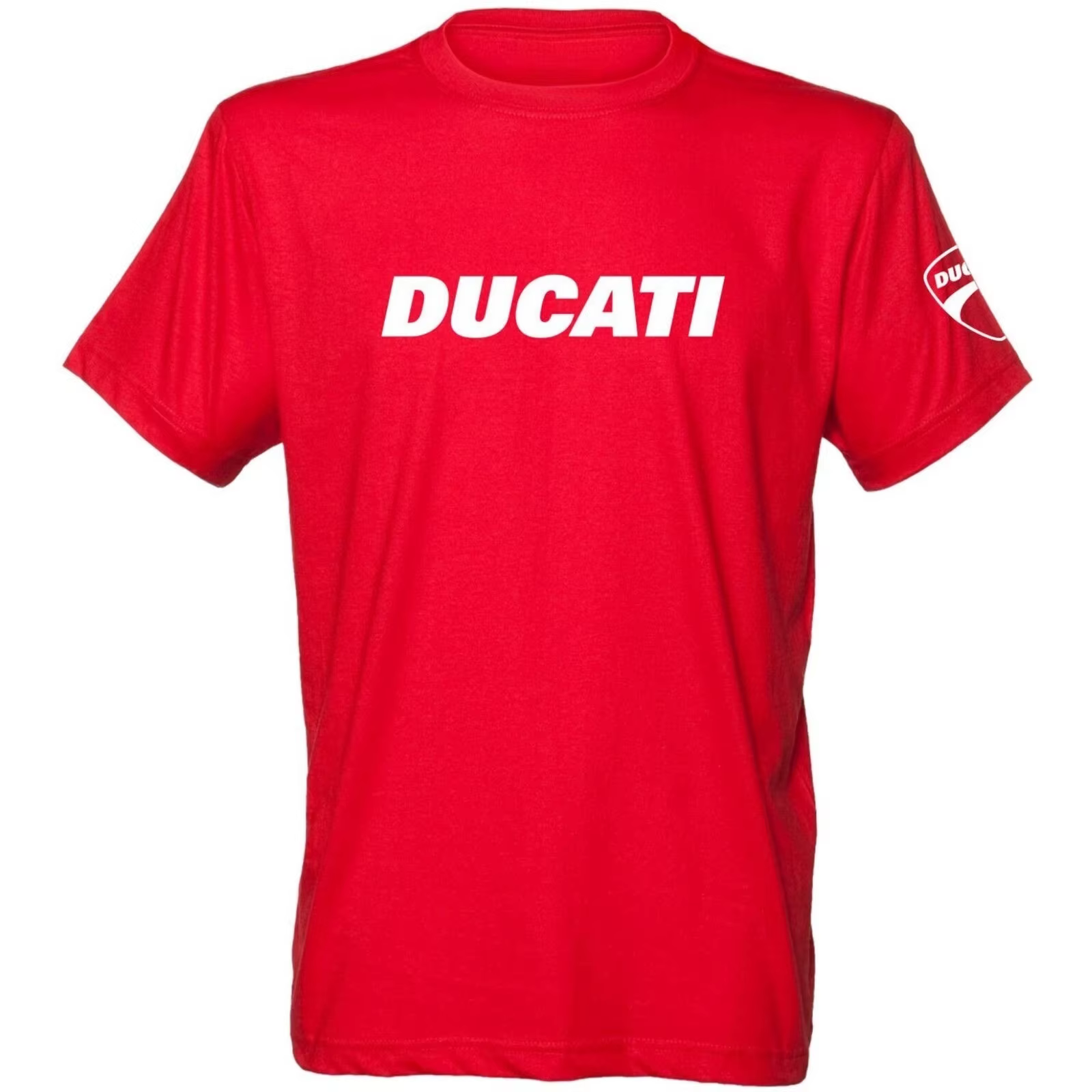 T-shirt unisexe Ducati avec logo rouge