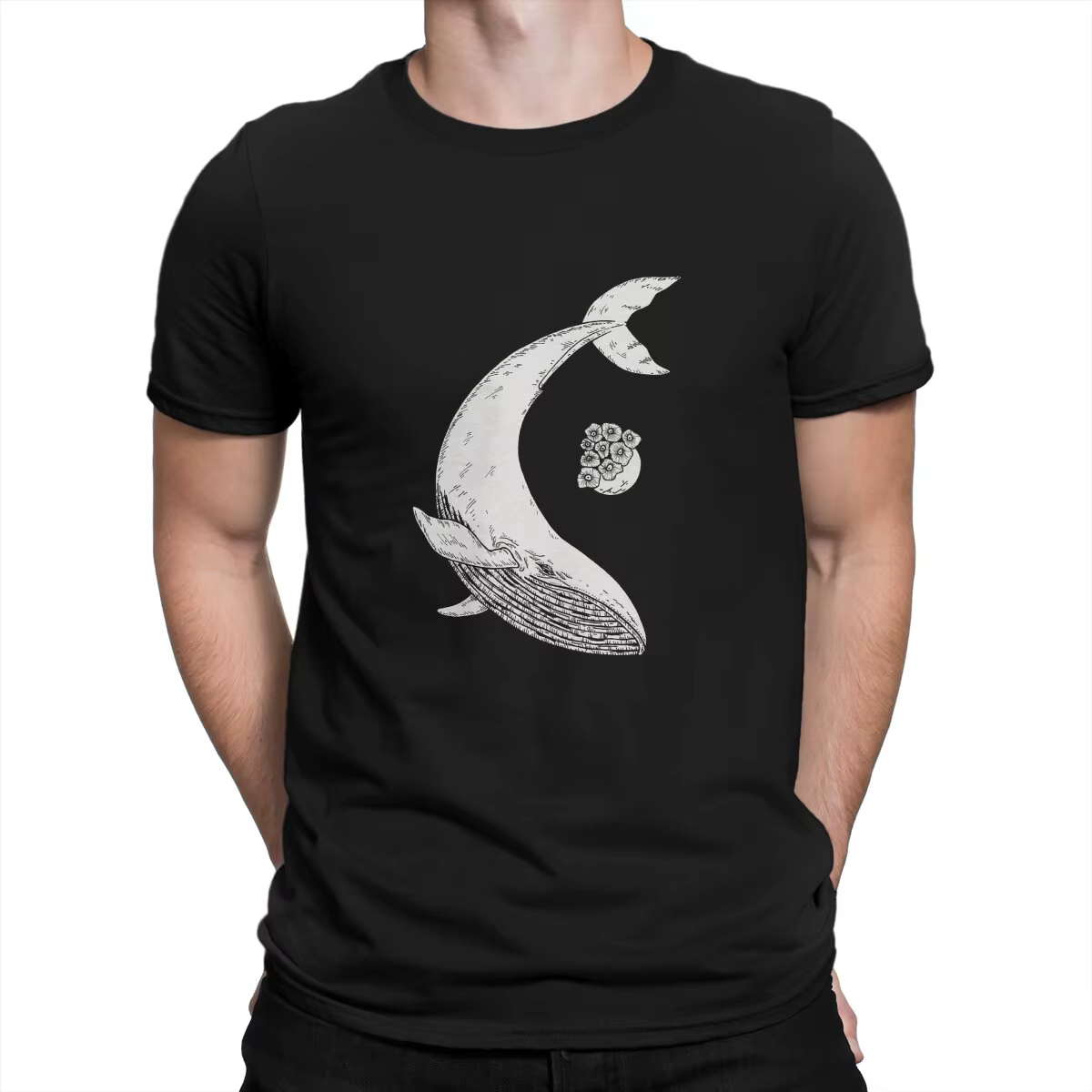 T-Shirt manches courtes col rond homme