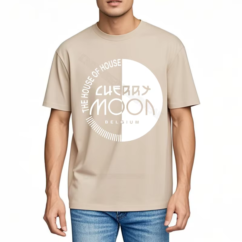 Haut d'été mode Streetwear t-shirts la maison cerise à manches courtes basique t-shirt rétro quotidien