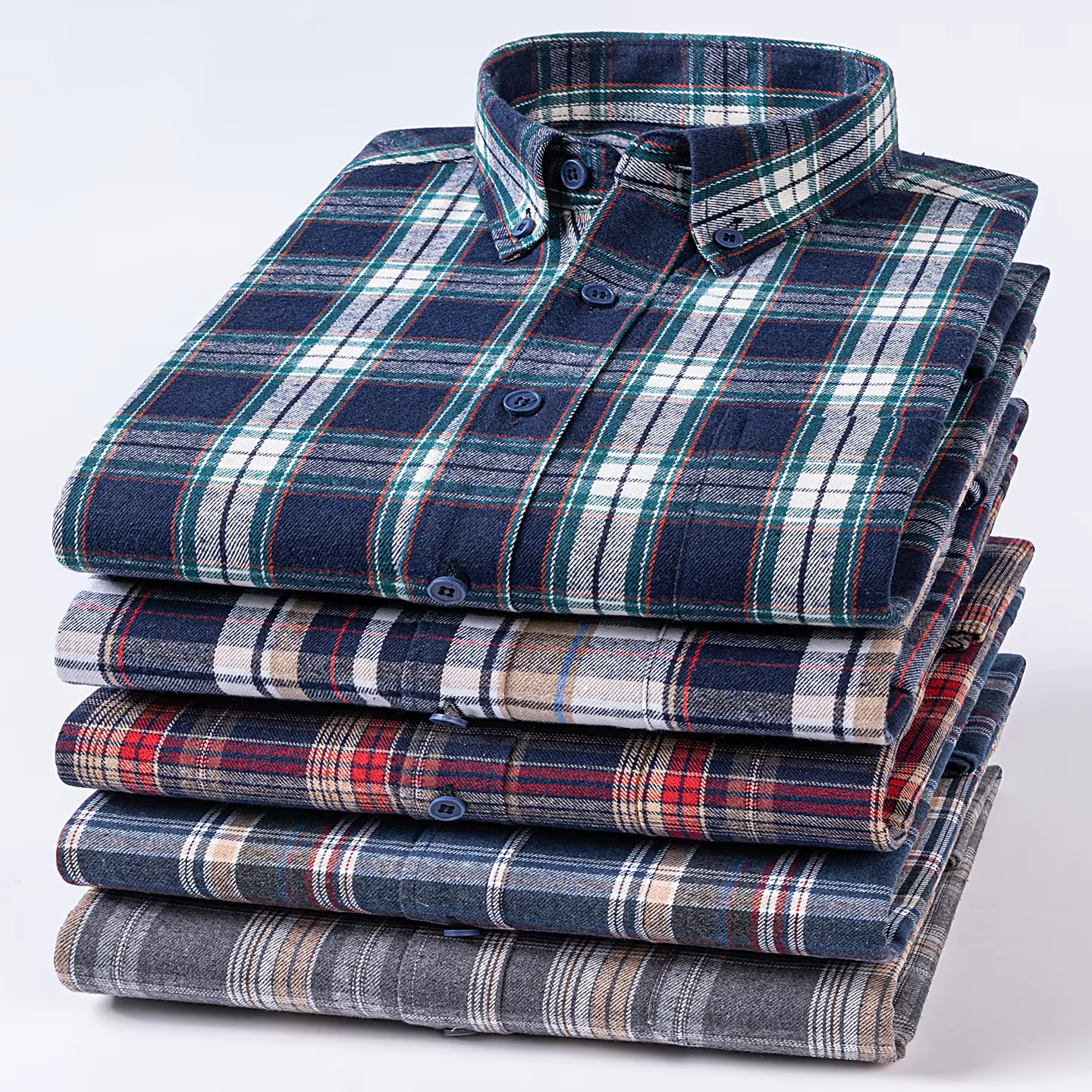 Chemise en flanelle pour homme