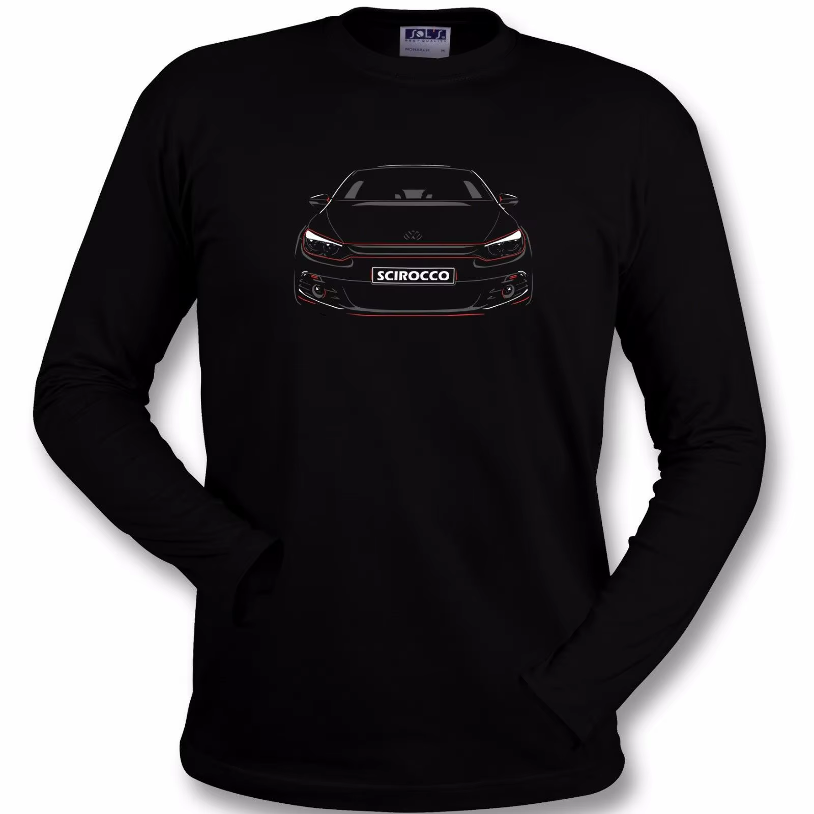 T-shirt contrastant rock GérClassic R Coupé. Économie à manches courtes 100% coton