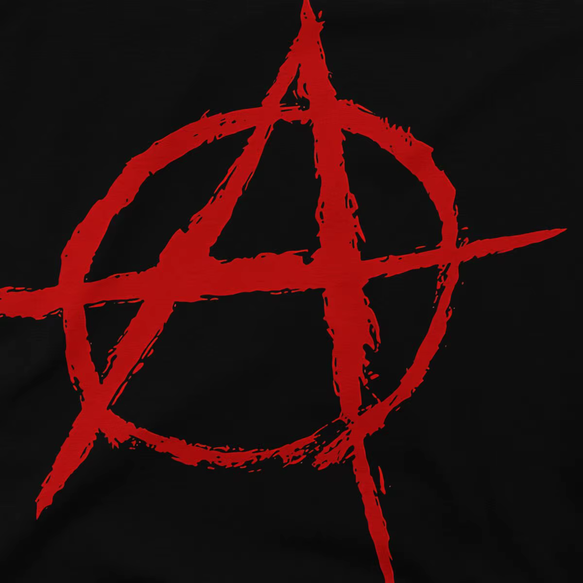 T-shirt rouge en polyester pour hommes