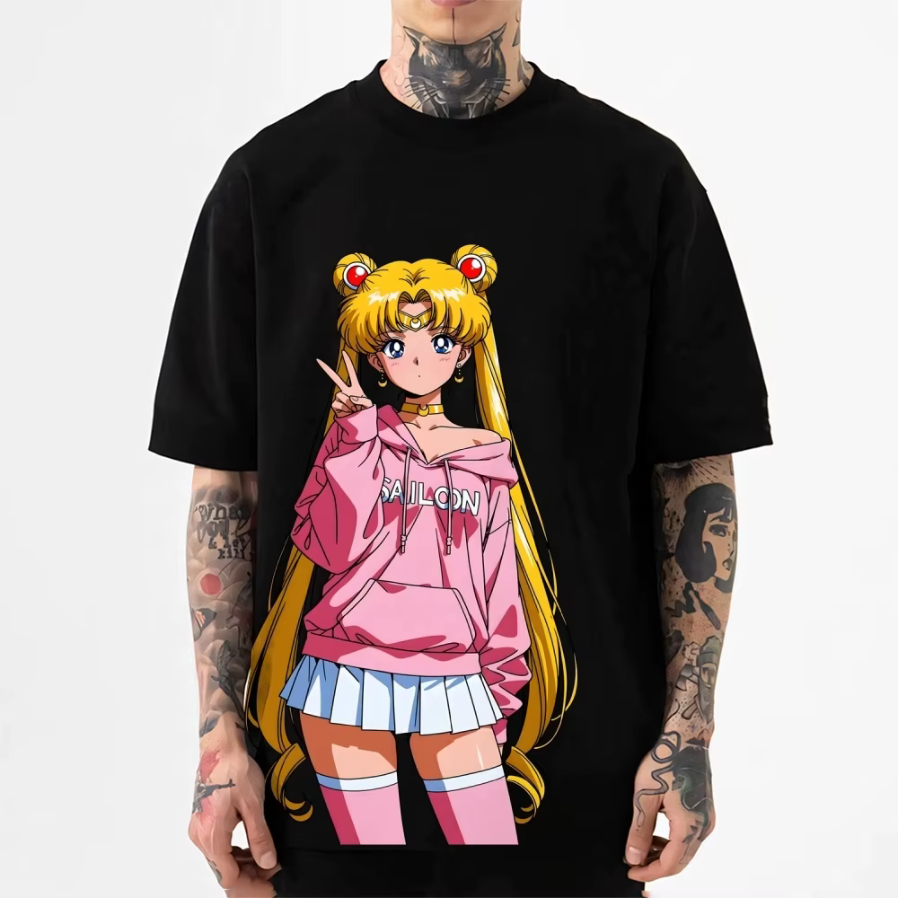 Nouveau T-shirt classique Sailor Moon style japonais 2026