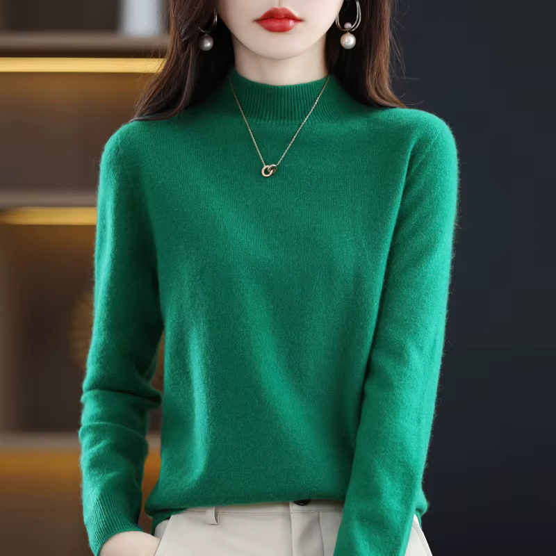 Pull en cachemire 100% laine mérinos pour femme