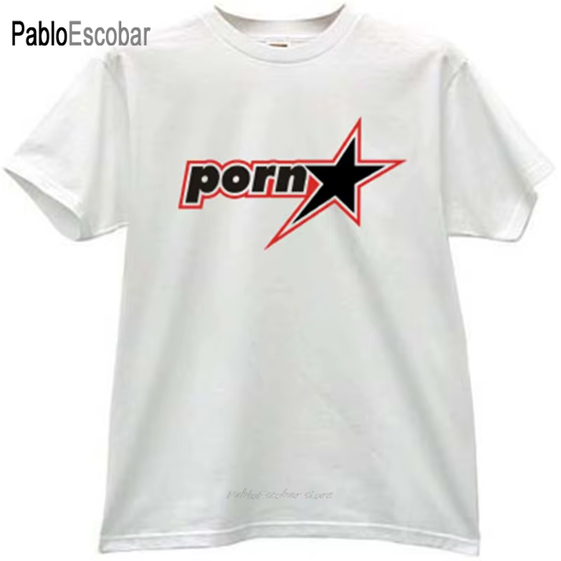 T-shirt en coton hommes marque t-shirts PORNSTAR Cool