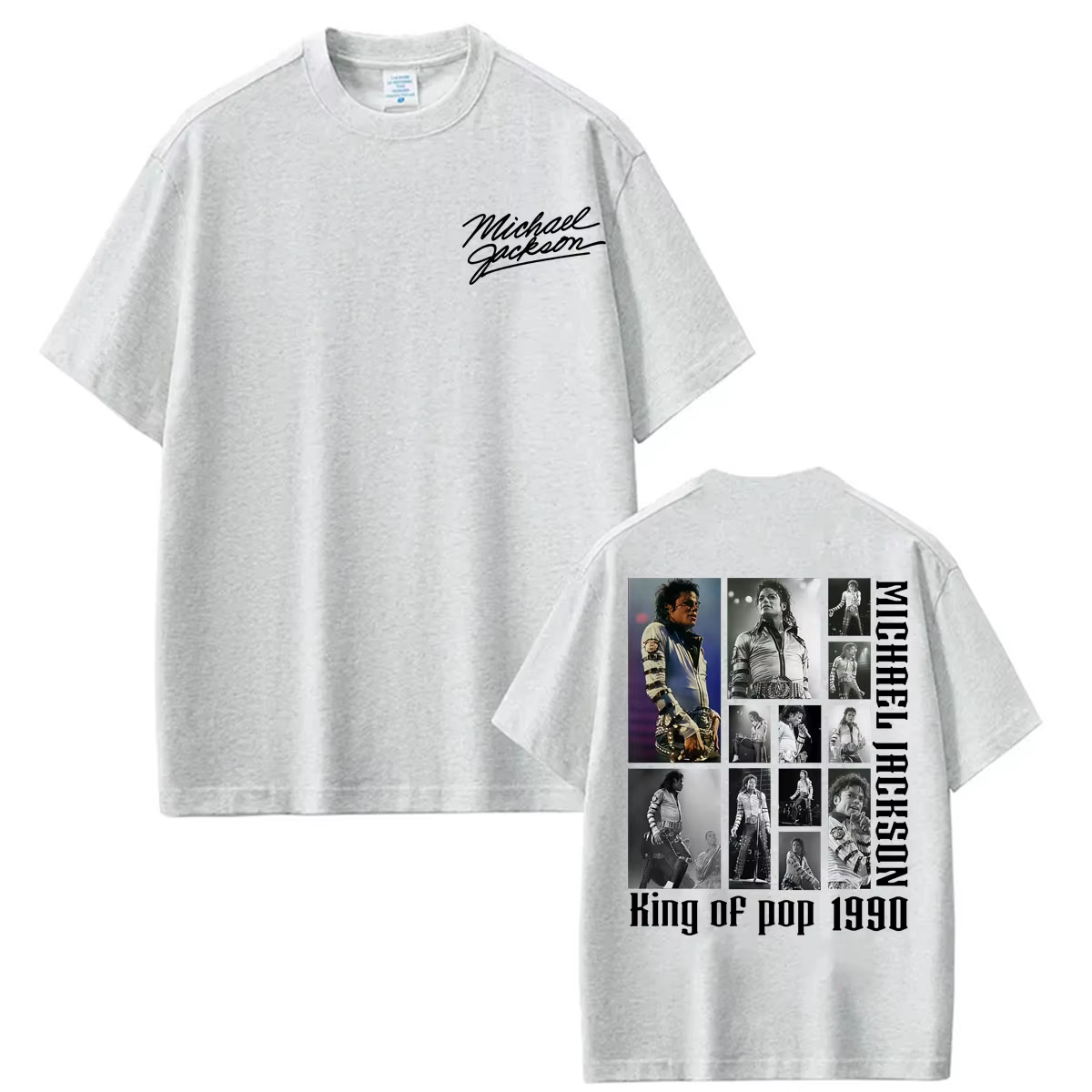 T-shirts d'album MJ King of Pop Michael Jackson pour hommes et femmes