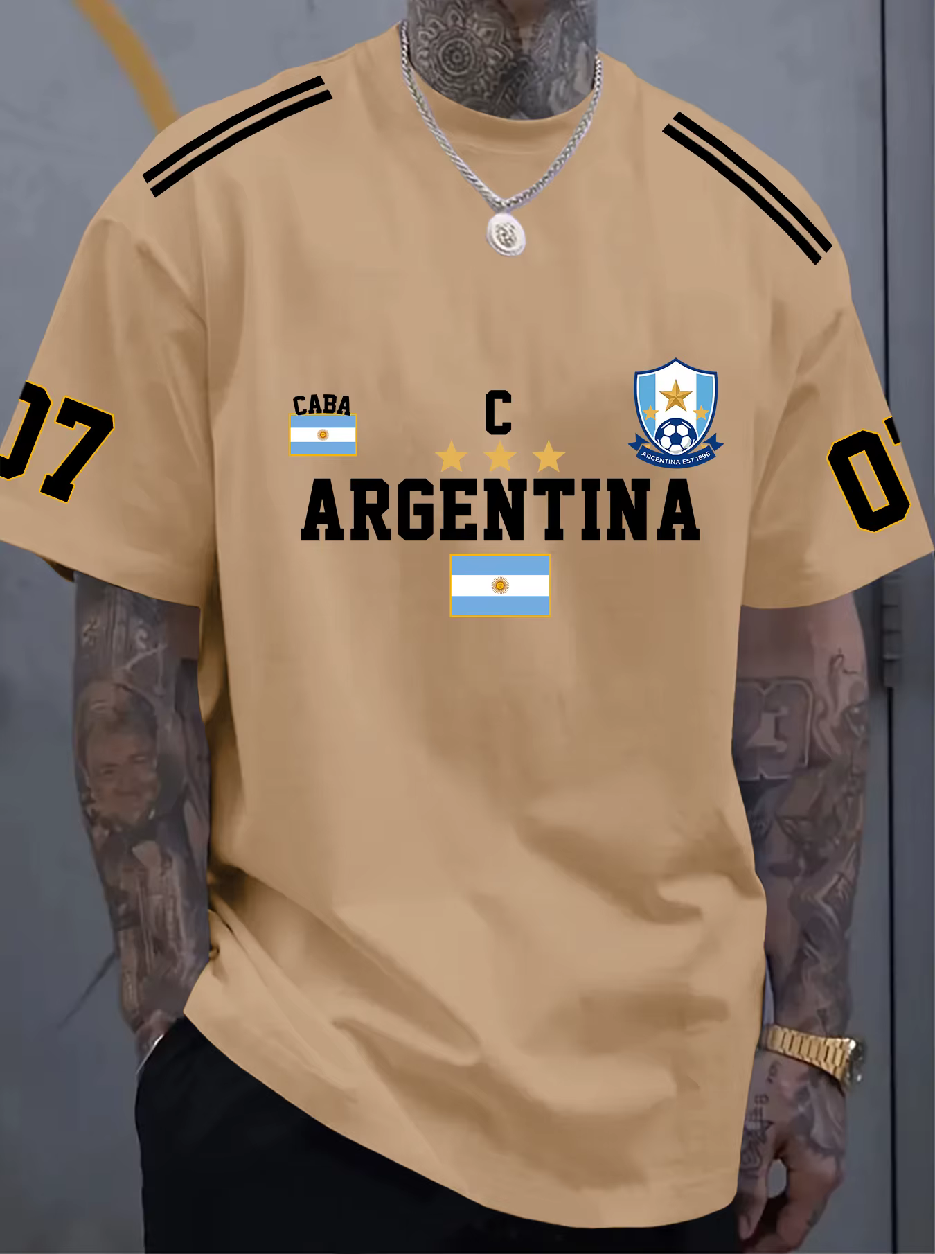 T-shirt imprimé pour hommes